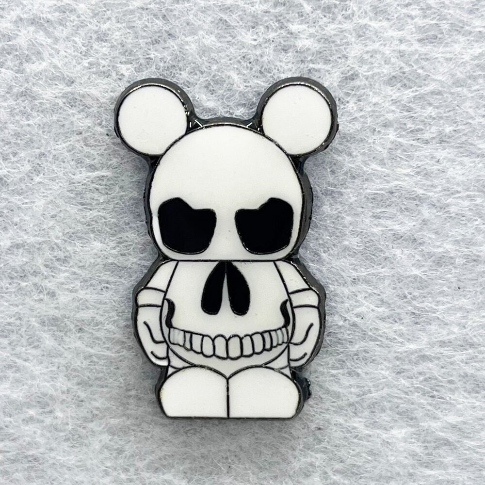 🔮 5/$25 Disney Mickey Vinylmation‎ Jr Skull Pin